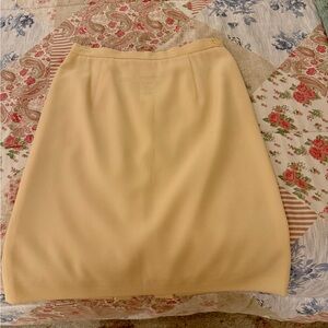 Jones New York Light Cream A-Line Skirt